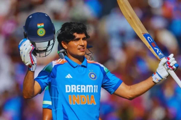 Shubman Gill smashed his seventh ODI century