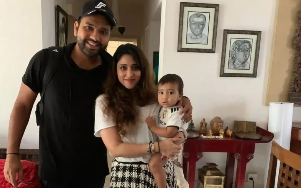 Rohit sharma wife & children (the family)